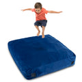 Tapis de chute sensoriel rempli de mousse bleu/noir pour adultes et enfants