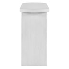 Console avec étagère – Expresso / Bleu / Gris lavé / Noir / Blanc, MDF minimaliste moderne et placage en caoutchouc, un utilisateur