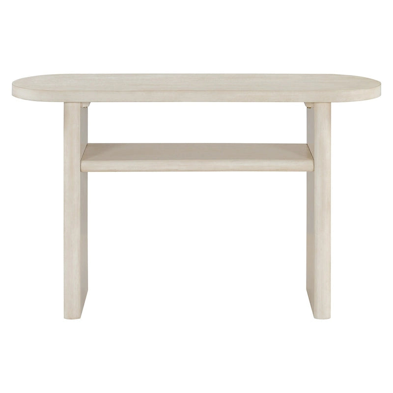 Console avec étagère – Expresso / Bleu / Gris lavé / Noir / Blanc, MDF minimaliste moderne et placage en caoutchouc, un utilisateur