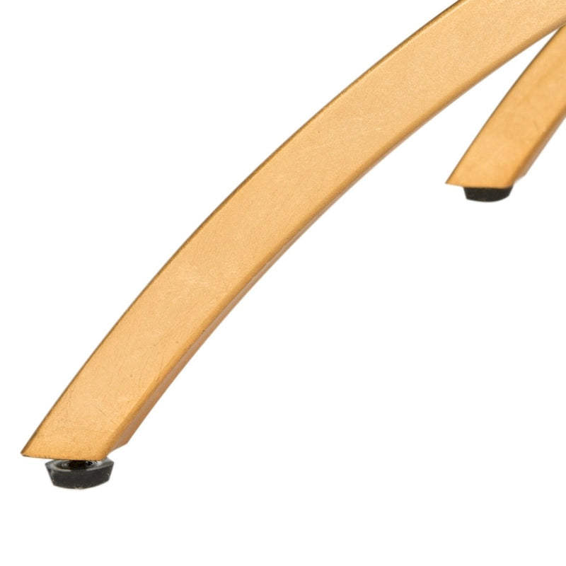 Banc Arc Moderne Glamour Bleu Marine / Beige / Crème pour 1 personne