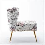 Chaise basse rembourrée en microfibre Friant 25W