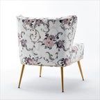 Chaise basse rembourrée en microfibre Friant 25W