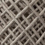 Pouf cylindrique en laine tissée à la main beige / gris / marron pour 1 personne
