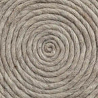 Pouf cylindrique en laine tissée à la main beige / gris / marron pour 1 personne