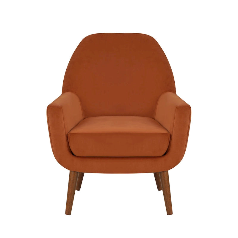 Fauteuil en U Mid-Century en velours vert/avoine marine/orange pour 1 personne