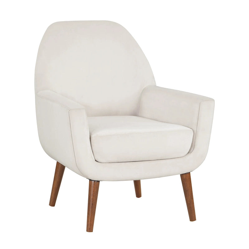 Fauteuil en U Mid-Century en velours vert/avoine marine/orange pour 1 personne