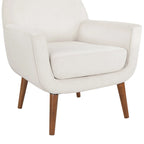 Fauteuil en U Mid-Century en velours vert/avoine marine/orange pour 1 personne