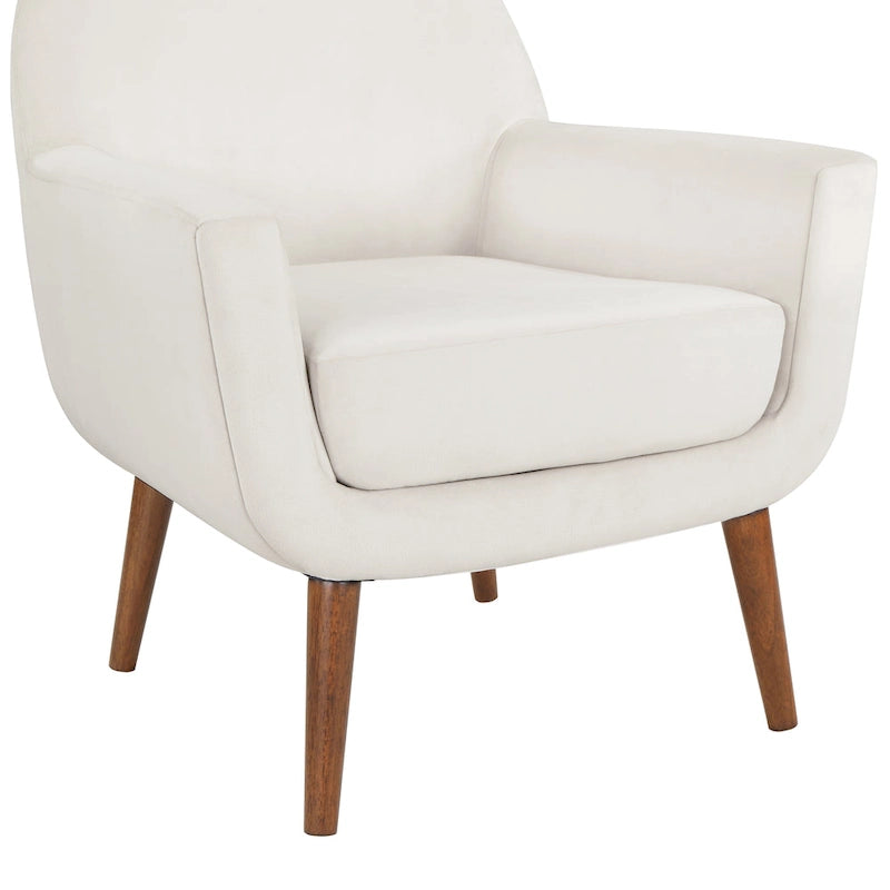 Fauteuil en U Mid-Century en velours vert/avoine marine/orange pour 1 personne