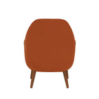 Fauteuil en U Mid-Century en velours vert/avoine marine/orange pour 1 personne