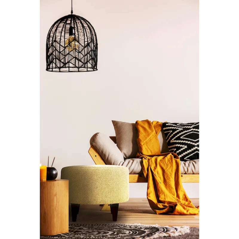 Fauteuil d'appoint rembourré en lin blanc/jaune avec cadre en bois d'hévéa pour 1 (Lot de 2)