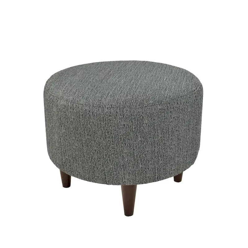 Fauteuil d'appoint rembourré en lin blanc/jaune avec cadre en bois d'hévéa pour 1 (Lot de 2)