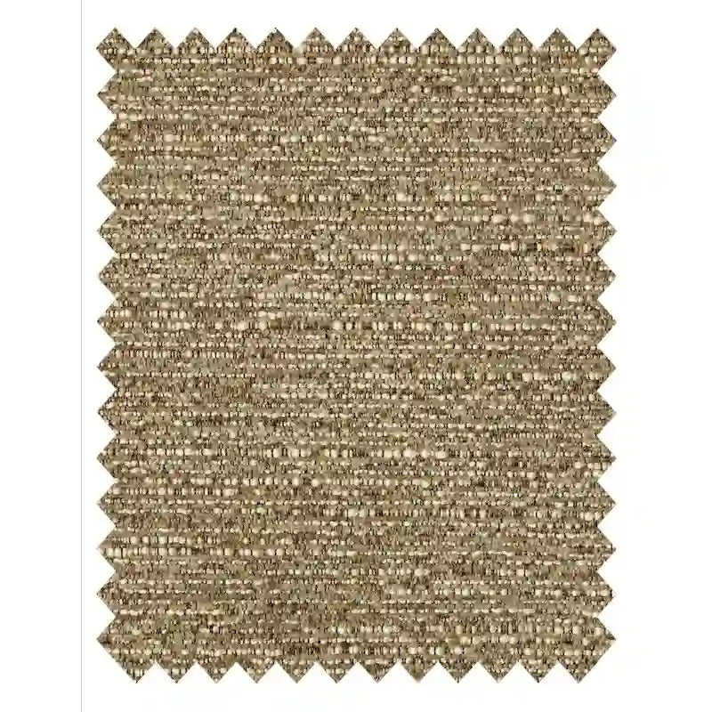 Fauteuil d'appoint rembourré en lin blanc/jaune avec cadre en bois d'hévéa pour 1 (Lot de 2)