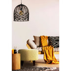 Fauteuil d'appoint rembourré en lin blanc/jaune avec cadre en bois d'hévéa pour 1 (Lot de 2)