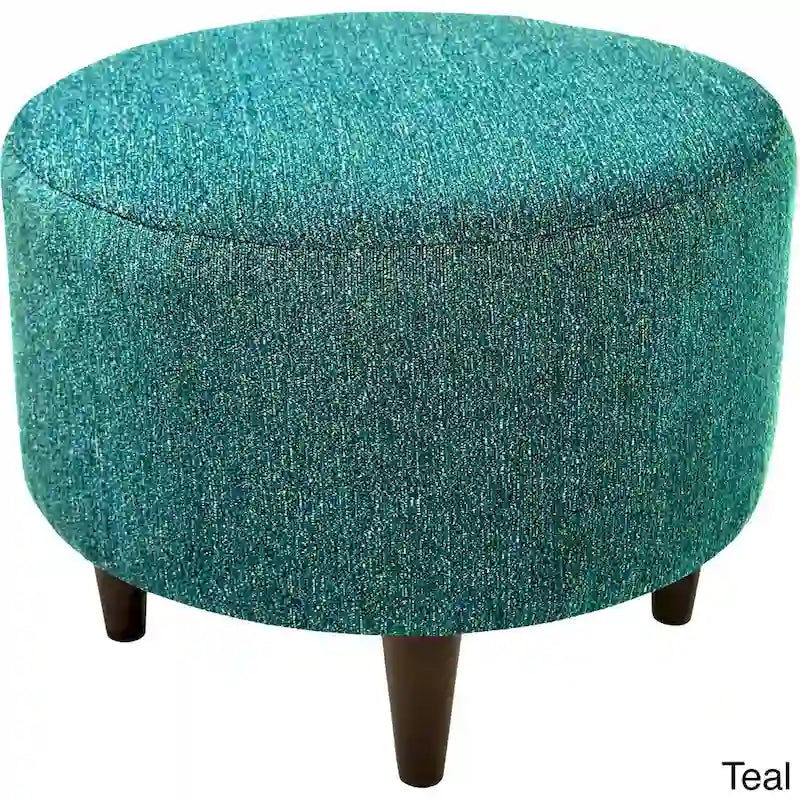 Fauteuil d'appoint rembourré en lin blanc/jaune avec cadre en bois d'hévéa pour 1 (Lot de 2)