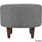 Fauteuil d'appoint rembourré en lin blanc/jaune avec cadre en bois d'hévéa pour 1 (Lot de 2)