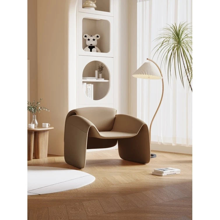 Fauteuil en cuir végan