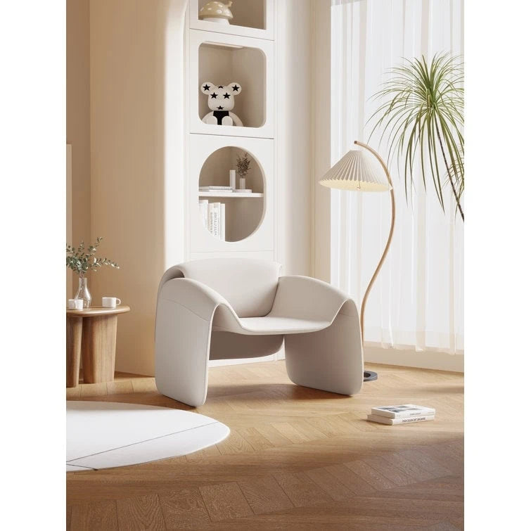 Fauteuil en cuir végan