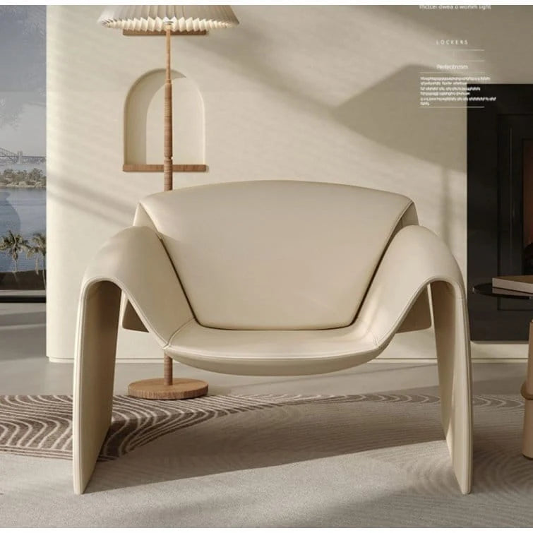 Fauteuil en cuir végan