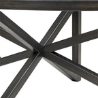 Table basse ovale en verre – Noire, verre trempé moderne du milieu du siècle et trépied en bois de peuplier, 1 à 2 utilisateurs