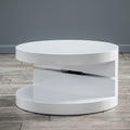Petite table basse circulaire moderne pivotante