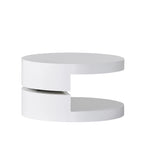 Petite table basse circulaire moderne pivotante