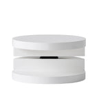 Petite table basse circulaire moderne pivotante