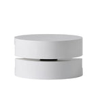 Petite table basse circulaire moderne pivotante