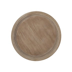 Table d'appoint ronde – Naturel / Naturel + Blanc vieilli, Faux bois sablier, Utilisateur unique
