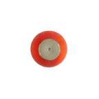 Table d'appoint ronde tapissée – Crème / Orange / Gris / Vert, Similicuir et Base Dorée, Utilisateur Unique
