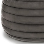 WYNDENHALL Anna Pouf Rond Bohème en Velours