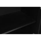 Houten dressoir met 4 deuren, keperpatroon, Amerikaanse landelijke vintage stijl, voor woonkamer, eetkamer, hal en entree