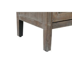 Houten dressoir met 4 deuren, keperpatroon, Amerikaanse landelijke vintage stijl, voor woonkamer, eetkamer, hal en entree