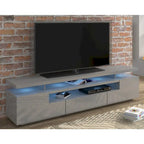 Tv-meubel van 77 inch met hoogglansafwerking en ledverlichting