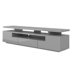 Tv-meubel van 77 inch met hoogglansafwerking en ledverlichting