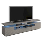 Tv-meubel van 77 inch met hoogglansafwerking en ledverlichting