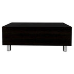 Table basse relevable avec rangement – Chêne blanc / Marron / Noir / Blanc / Noyer foncé / Expresso, bois moderne, 1 à 2 utilisateurs