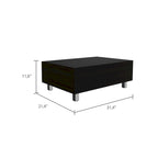 Table basse relevable avec rangement – Chêne blanc / Marron / Noir / Blanc / Noyer foncé / Expresso, bois moderne, 1 à 2 utilisateurs