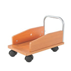 Bureau d'angle en L en MDF marron et acier avec plateau coulissant pour clavier, étagère surélevée et chariot pour unité centrale pour 1 personne