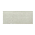 Bureau de 150 cm en bois de peuplier gris/naturel/blanc antique avec placage d'orme, 4 étagères et 1 tiroir