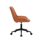 Drehbarer Büro- und Computerstuhl mit Mikrofaserbezug