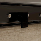 Table à manger extensible en MDF blanc pour 4 à 6 personnes