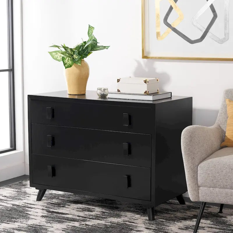 Commode de rangement à 3 tiroirs pour chambre.