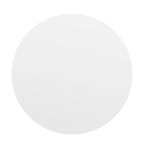 Plateau de table rond réversible en stratifié Noyer naturel/Blanc/Gris pour 4 personnes