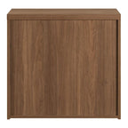 Classeur latéral à 2 tiroirs verrouillables en grain de bois expresso / naturel / blanc / noir pour 1