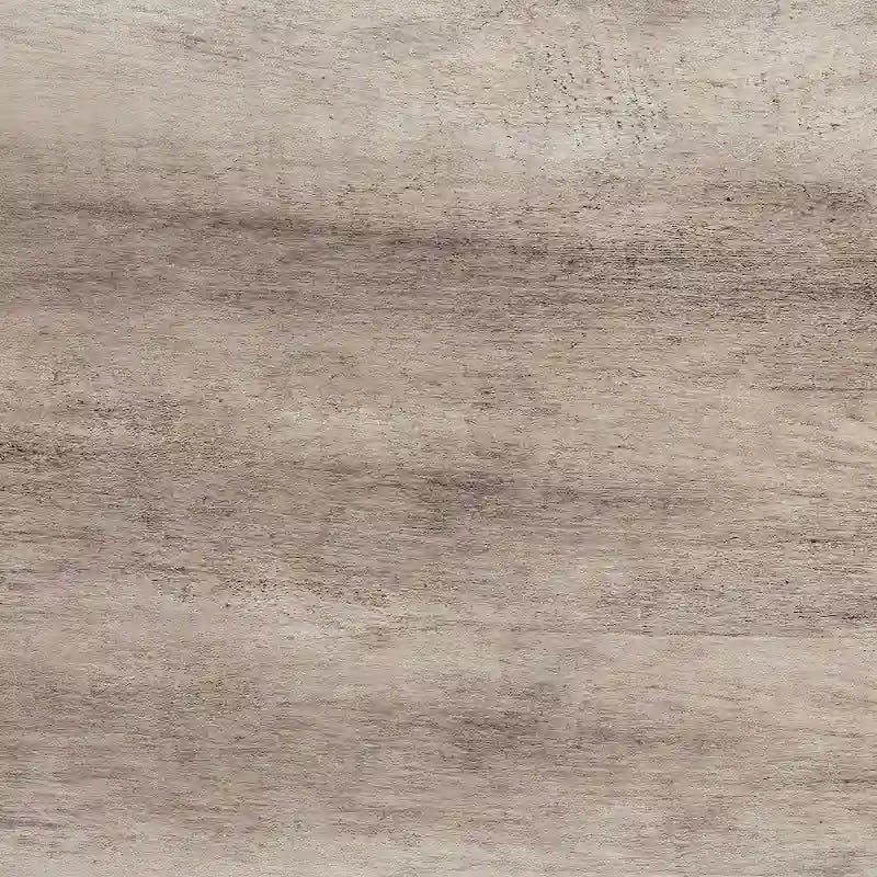 Table d'appoint carrée avec étagère – Gris délavé / Teck, Bois et métal style ferme, Usage individuel