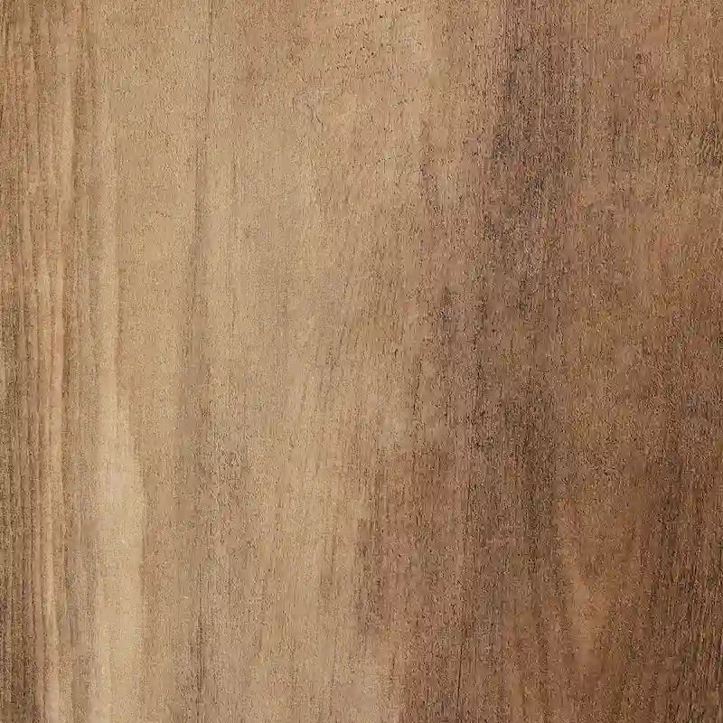 Table d'appoint carrée avec étagère – Gris délavé / Teck, Bois et métal style ferme, Usage individuel