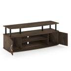 Meuble TV en bois composite gris/noyer/blanc/pin pour téléviseurs jusqu'à 55 pouces