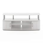 Meuble TV en bois composite gris/noyer/blanc/pin pour téléviseurs jusqu'à 55 pouces