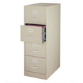Classeur vertical en acier à 4 tiroirs format légal – Beige/Noir/Gris pour 1