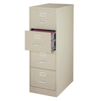 Classeur vertical en acier à 4 tiroirs format légal – Beige/Noir/Gris pour 1
